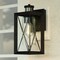 Vaxcel Milton Matte Black Motion Sensor Dusk to Dawn Outdoor Wall Light Transitional Clear Glass T0762 - alternate 3